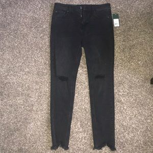 Black Distressed Jeans